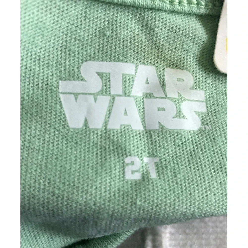 Baby Yoda T Shirt Tutu Skirt Outfit Star Wars Girls Size 2T Green Too Cute New